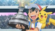 Ash crowned as the New World Champion in Pokemon Journeys (Image via OLM Studio)